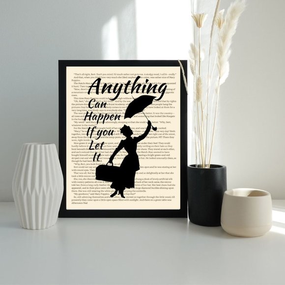 Mary Poppins Art Print, Book Decor - Picture 2 of 4